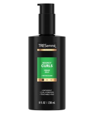 TRESemmé Cream Jelly for Bouncy Curls, Lightweight Touchable Hold, 8 oz