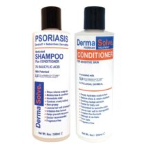 DermaSolve Scalp Psoriasis & Dandruff free Medicated Shampoo with Conditioner, Ultimate Seborrheic Dermatitis Treatment for Itchy, Flakey Scalp, Soothing & Moisturizing Relief