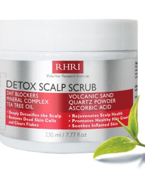 Scalp Scrub with Tea Tree Oil for Hair Growth, Exfoliates for Healthy Scalp