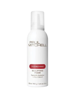 Paul Mitchell Sculpting Foam, Touchable, Flexible Hold + Frizz Control, For All Hair Types