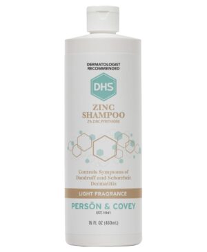 DHS Zinc Shampoo – 2% Pyrithione Formula for Dry Scalp, 16 oz