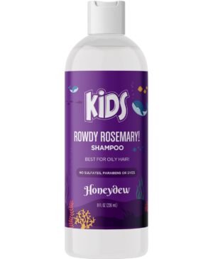 Deep Cleansing Shampoo for Kids - Paraben & Sulfate Free Kids for Oily Hair and Scalp with Tea Tree and Rosemary Essential Oils - Gentle Nourishing Shampoo for Build Up Flakes and Dry Scalp