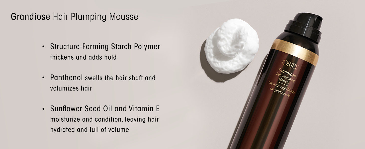 thickens, adds hold, volumizes, moisturizes, vitamin e