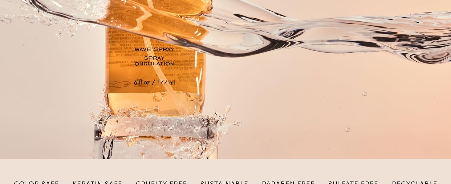 This texture spray locks in waves that are soft to the touch and never crunchy