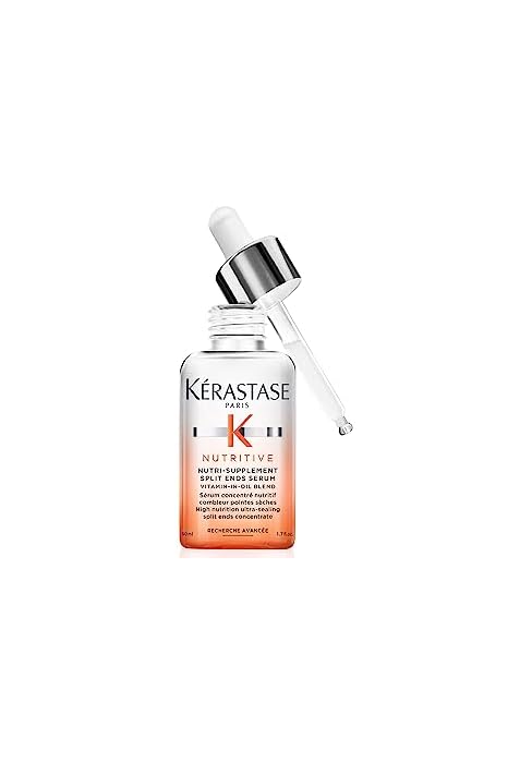 Kerastase Nutritive Split Ends Hair Serum For Dry Hair - Hydrating &amp; Nourishing Leave-In Hair Oil...
